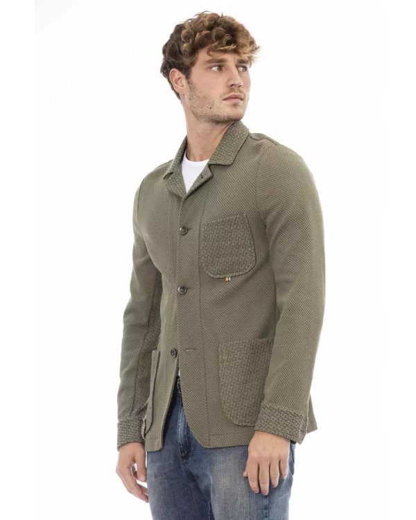 Button Closure Front Pocket Jacket – 48 IT