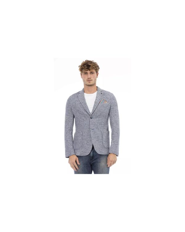 Classic Button Closure Jacket with Front Pockets – 46 IT