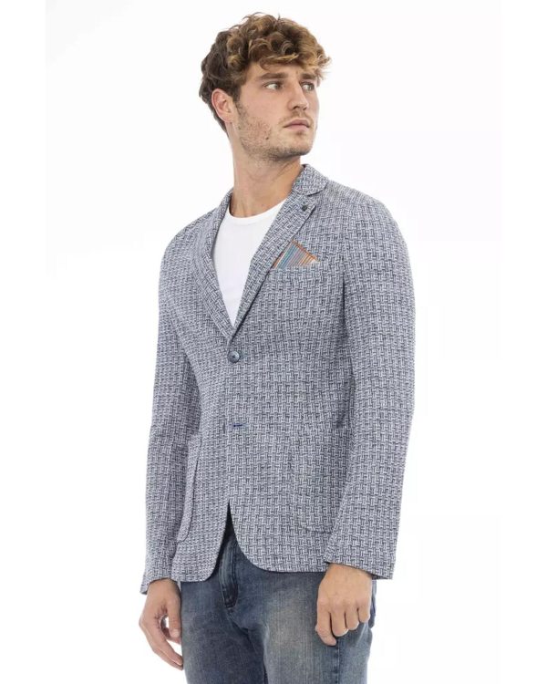 Classic Button Closure Jacket with Front Pockets – 46 IT