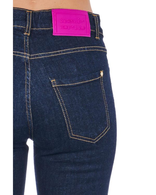 Multi-pocket Denim Jeans with Front Closure – W25 US