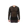 Dark Green Knitted Long Arm Sweater 46 IT Men