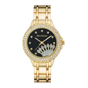 Gold Rhinestone Fashion Watch One Size Women