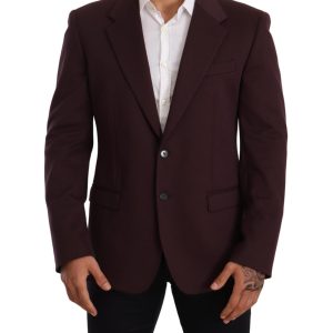 Dolce & Gabbana Slim Fit Blazer Jacket with Logo Details 50 IT Men