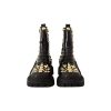 Gorgeous Dolce & Gabbana Womens Embroidered Combat Boots 36 EU Women