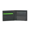 Minimalist Black Wallet with Tucuman Theme One Size Men