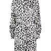 Love Moschino Leopard Texture Logo Dress – 42 IT