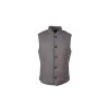 Woven Wool Cashmere Vest with Button Closure and Multiple Pockets – 48 IT