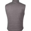 Woven Wool Cashmere Vest with Button Closure and Multiple Pockets – 48 IT