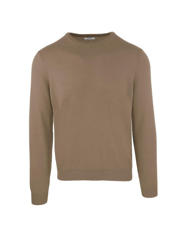 Malo Beigey Wool and Cashmere Sweatshirt – M