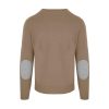 Malo Beigey Wool and Cashmere Sweatshirt – M