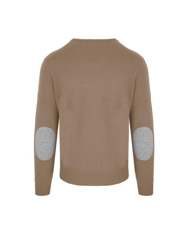 Malo Beigey Wool and Cashmere Sweatshirt – M