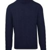 Malo Cable and Ribbed Wool and Cashmere Turtleneck M Men