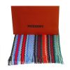 Geometric Pattern Fringed Scarf One Size Women