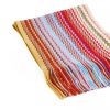 Geometric Pattern Fringed Scarf One Size Women