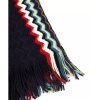 Geometric Fantasy Fringed Scarf One Size Men