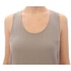 Comeforbreakfast Loose-fit Gray Top with Logo Details 40 IT Women