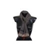 Missoni Cashmere Scarf with Zigzag Pattern and Logo Embroidery One Size Men