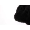 Dolce & Gabbana Black Weasel Fur Hooded Scarf Wrap One Size Women