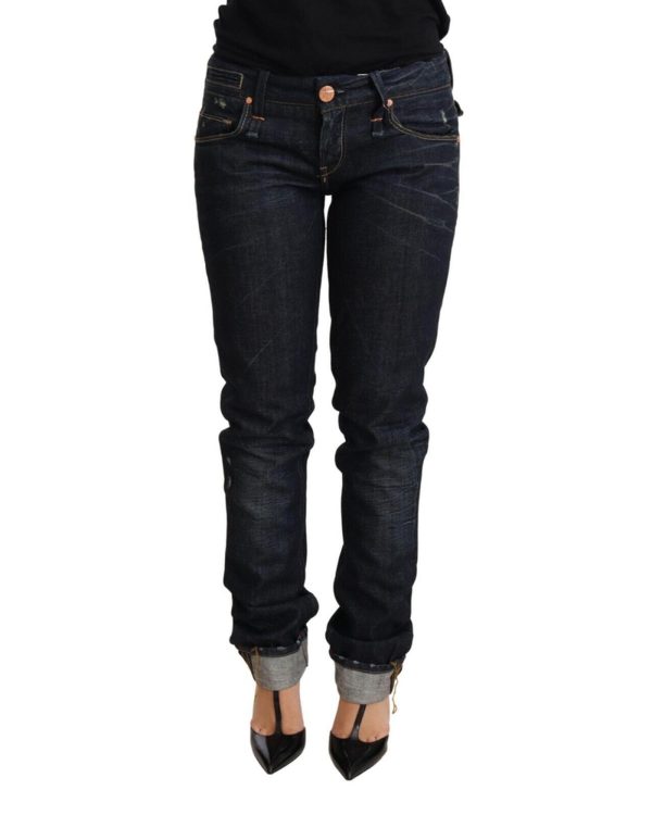 ACHT Skinny Cut Jeans with Zipper Closure W26 US Women