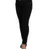 New Authentic ACHT Slim Fit Denim Jeans with Logo Details W26 US Women