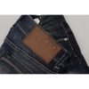 ACHT Skinny Jeans with Low Waist Denim Pants and Logo Details W26 US Women