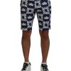 Casual Chinos Shorts with Logo Crown Print – 44 IT