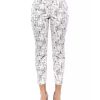 Printed Stretch Trousers with Slim Fit 42 IT Women