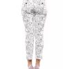 Printed Stretch Trousers with Slim Fit 42 IT Women