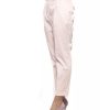 Ankle Cotton Trousers with Side and Back Pockets 42 IT Women