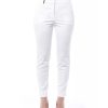 High Waist Slim Fit Trousers with Front and Back Pockets and Zip Closure – 38 IT