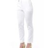 High Waist Slim Fit Trousers with Front and Back Pockets and Zip Closure – 38 IT