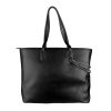 Black Eco-Leather Plein Sport Shopping Bag with Chain Detail One Size Women