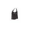 Leather Shoulder Bag with Adjustable Strap and Logo Lining One Size Women