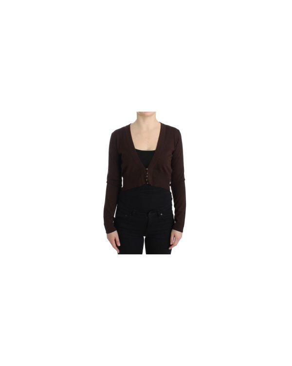 Class Roberto Cavalli Cropped Cardigan 42 IT Women