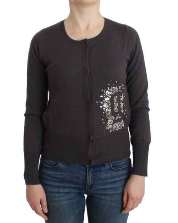 John Galliano Wool Sequined Cardigan S Women