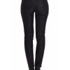 Authentic Ermanno Scervino Black Skinny Jeans with Logo Details W26 US Women