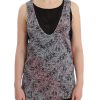 CNC Costume National Sleeveless Logo T-Shirt Top L Women