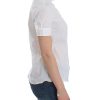 John Galliano White Cotton Stretch Shortsleeve Shirt Top Women – 40 IT