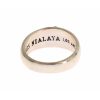 NIALAYA Mens Ring – Sterling Silver Men – 60 EU