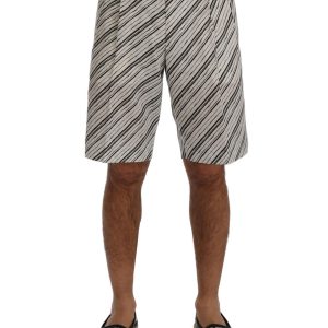 Striped Casual Shorts by Dolce & Gabbana 46 IT Men