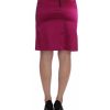 Authentic EXTE Straight Pencil Skirt with Logo Details 40 IT Women