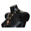 Dolce & Gabbana Gold Crystal Statement Charm Necklace One Size Women