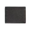 Embossed Leather Womens Wallet with Press Button Closure One Size Women