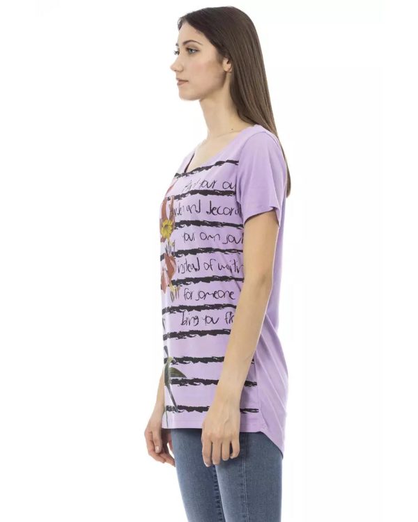 Printed Short Sleeve T-shirt – L