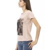 Printed Round Neck Short Sleeve T-shirt – L