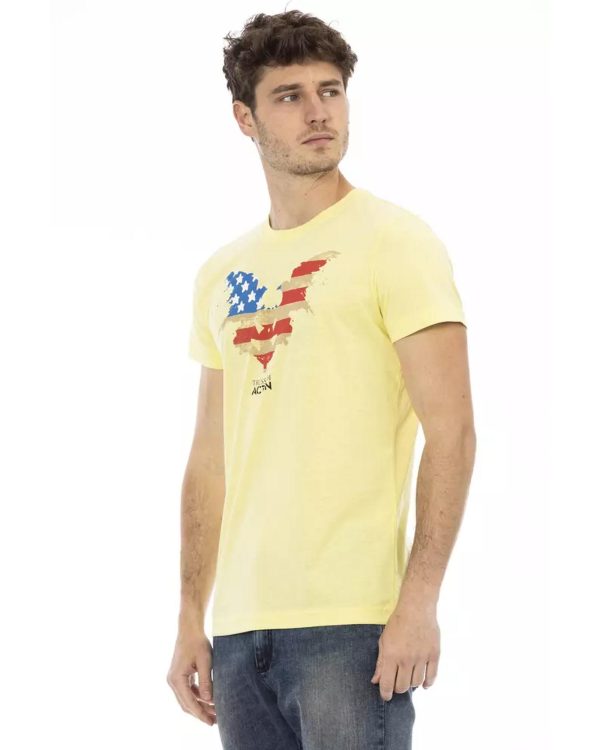 Short Sleeve T-shirt with Front Print – L