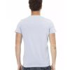 Short Sleeve T-shirt with Front Print – L