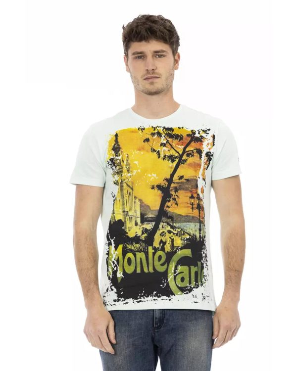 Short Sleeve T-shirt with Front Print – 3XL