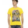 Short Sleeve T-shirt with Front Print – L