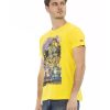 Short Sleeve T-shirt with Front Print – L